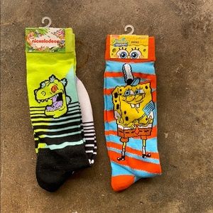 NWT Nickelodeon Socks 2 pack!